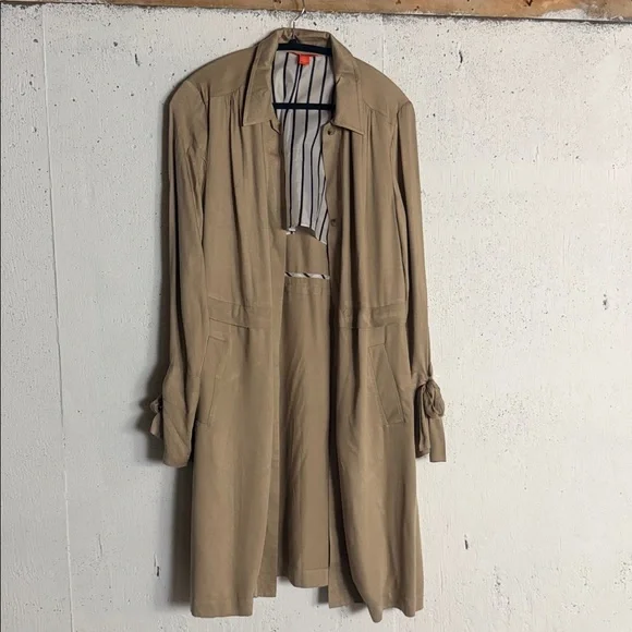 Joe Fresh Beige Overlayer, M - Picture 9 of 16